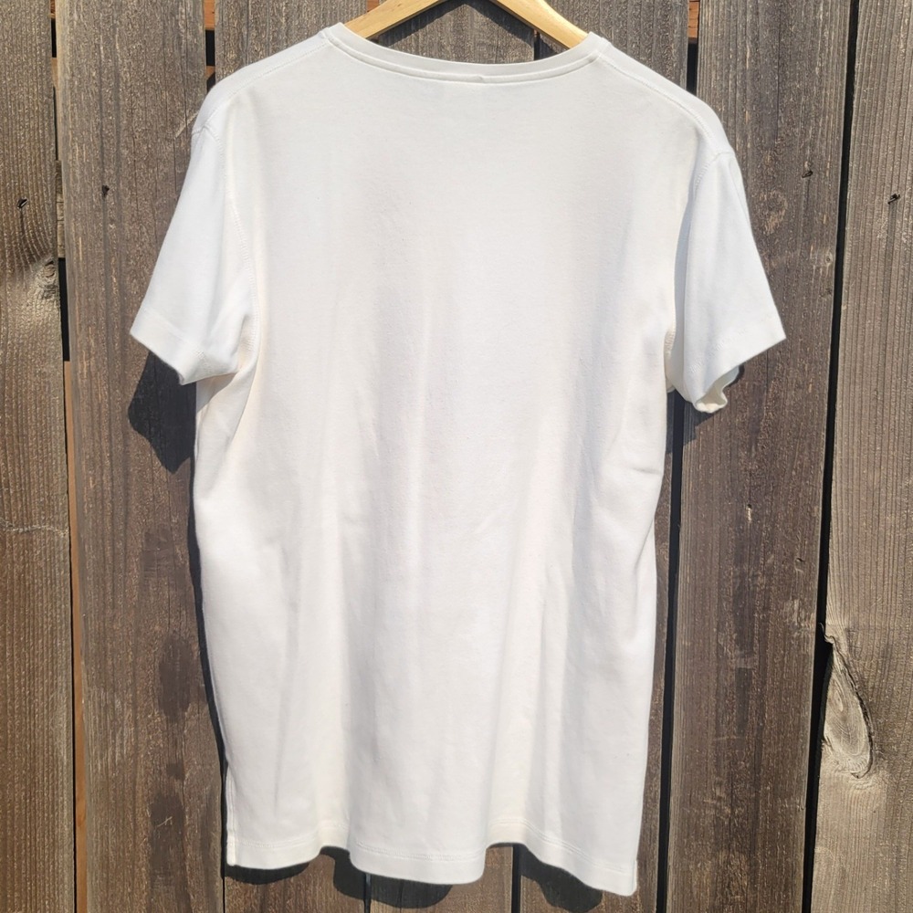 Vintage Y2K 1999 Warner Bros Tweety Bird Embroidered V-Neck T-Shirt White XS - Picture 3 of 7